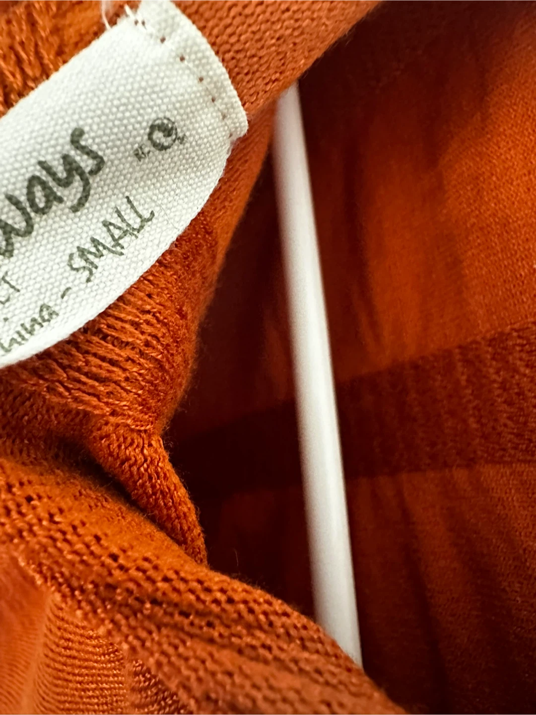 Sweater Dress - Small - Burnt Orange - photo 3
