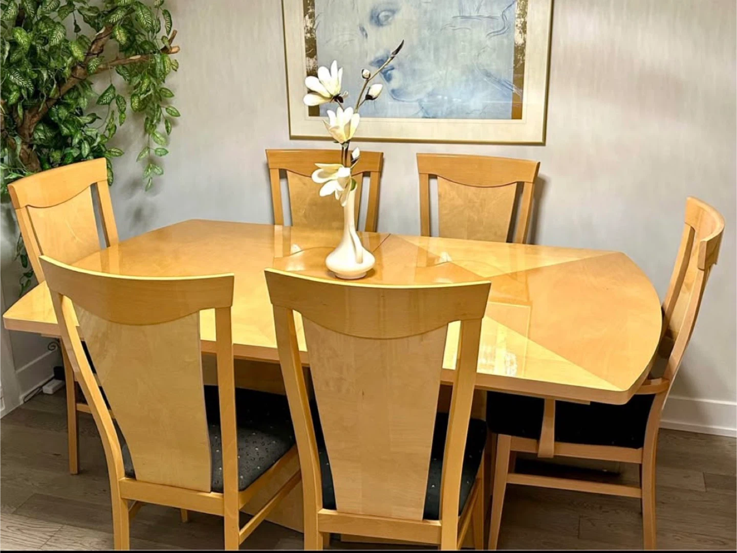 Dining Table and 6 Chairs Set & Matching Sideboard - photo 3