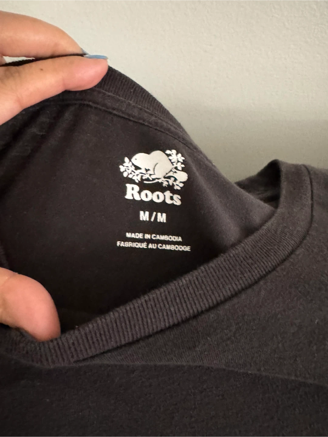 Roots Canada Long Sleeve T-Shirt - Black - Size M 🏆 - photo 3