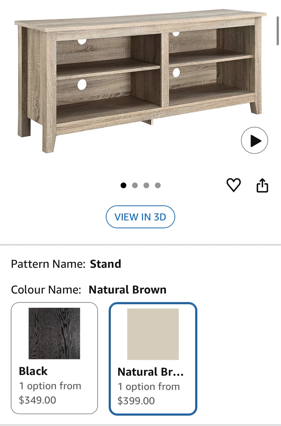 Wooden TV Stand / Media Console
