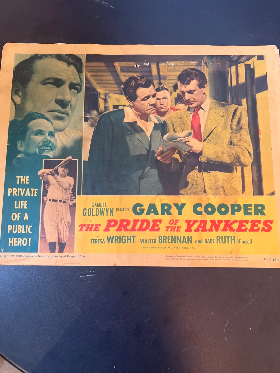 The Pride of the Yankees Movie Poster