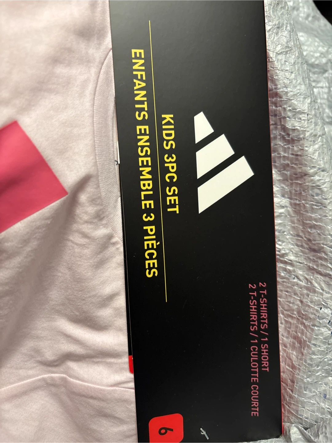 Adidas Kids 3-Piece T-Shirt and Short Set - photo 2