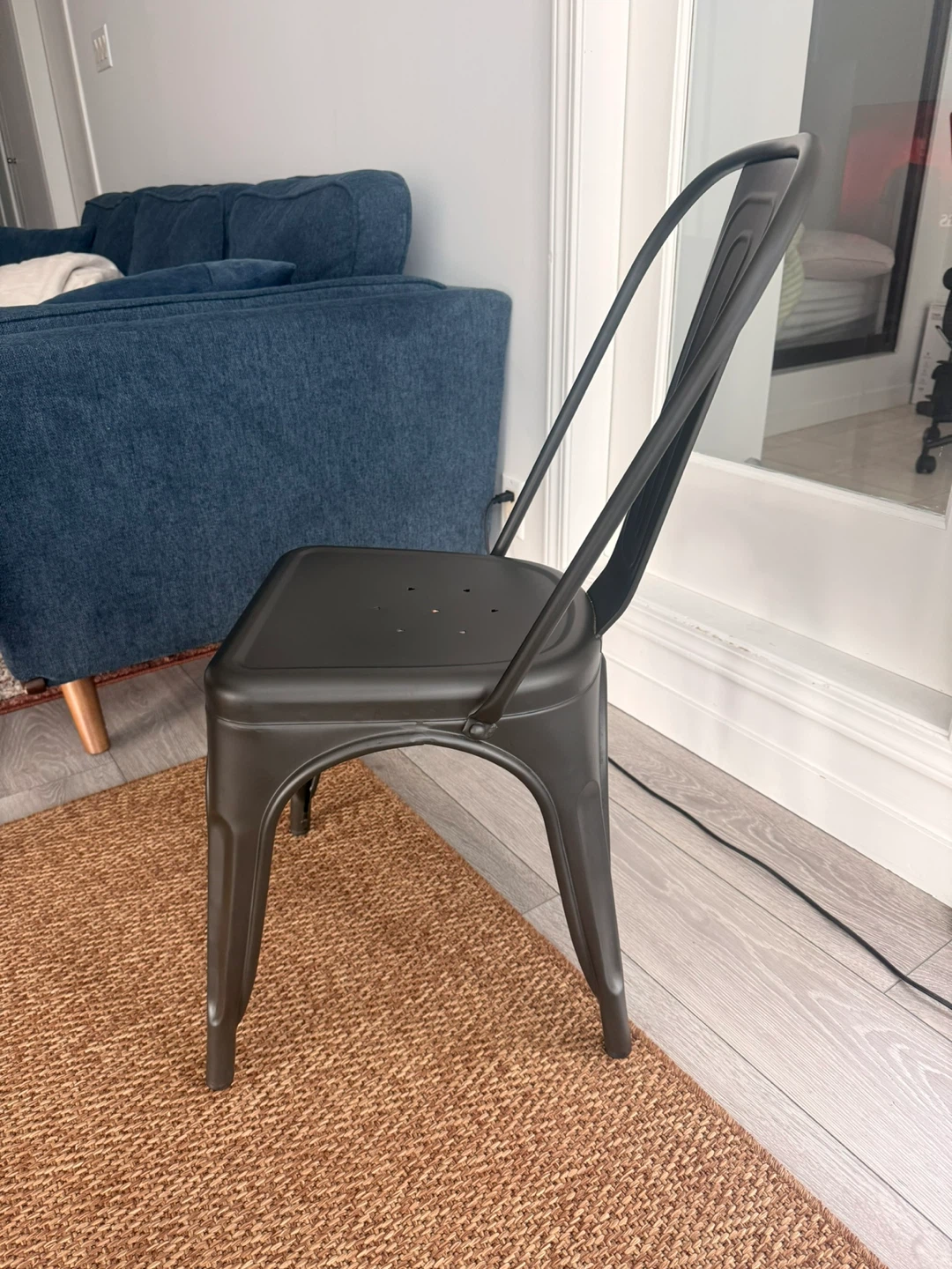 Metal Tolix Style Dining Chairs (Set of 2) - photo 3