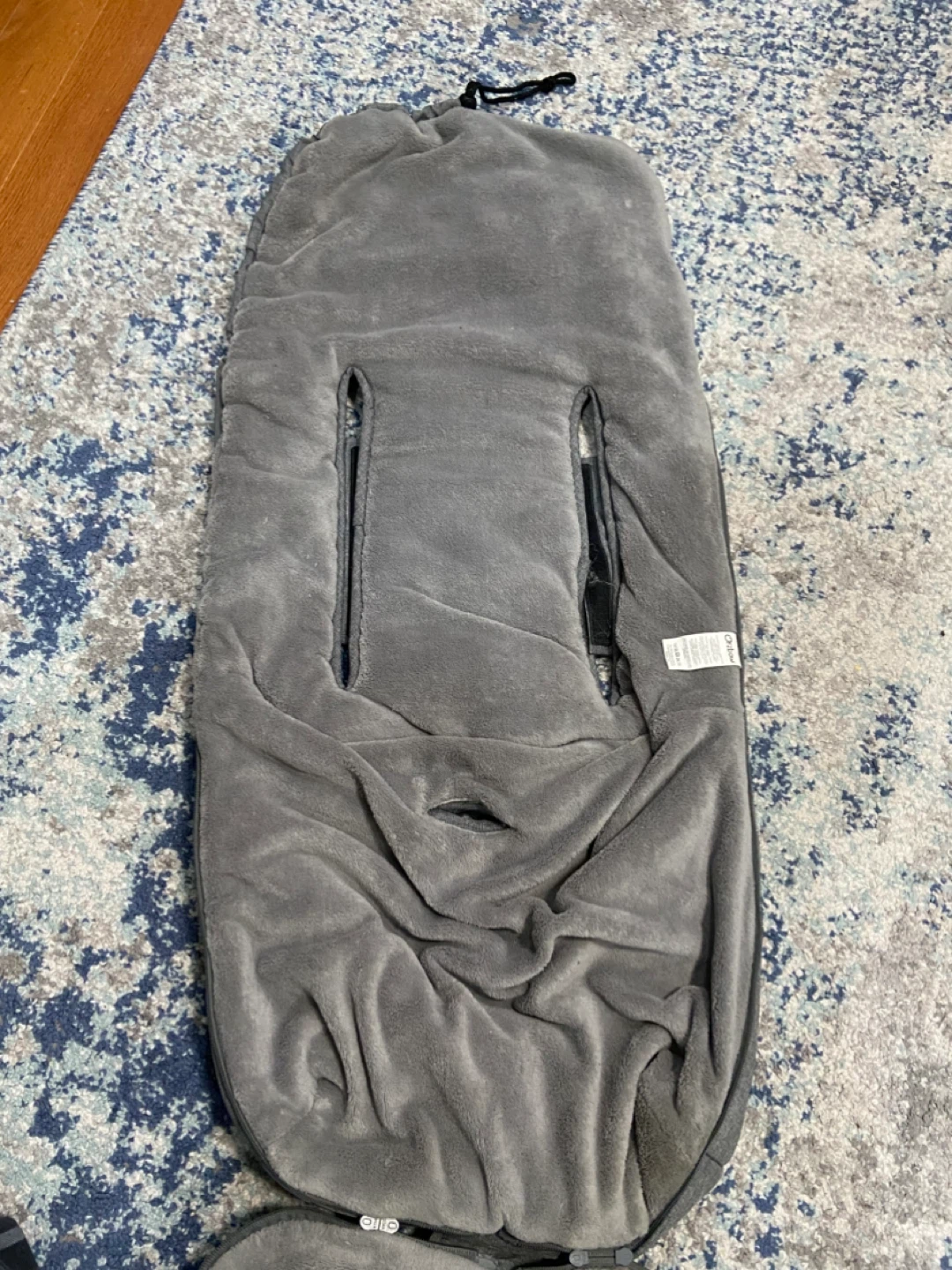 Grey Baby Stroller Footmuff