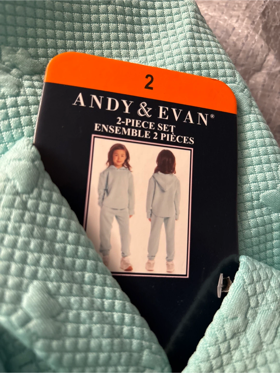 ANDY & EVAN 2-Piece Kids Tracksuit Set - Size 2 - photo 2