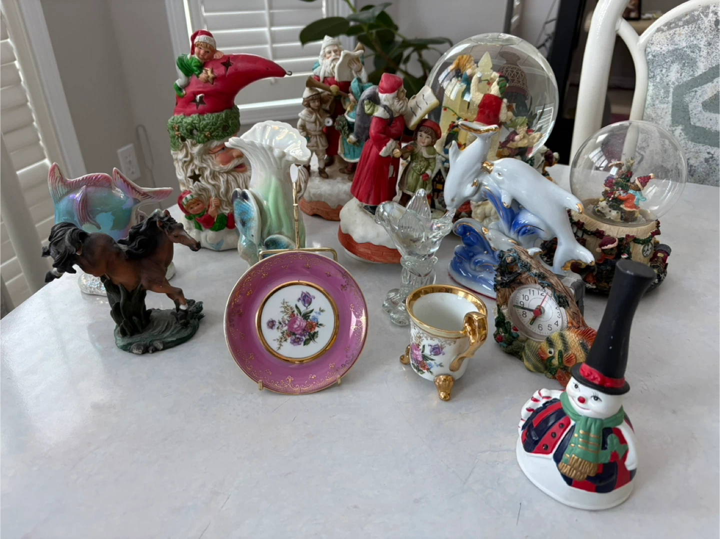 Collection of decorative figurines