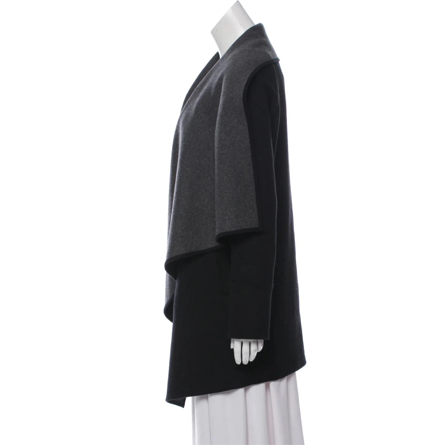 MICHAEL KORS Collection Wool-Blend Open Cardigan Coat XS - photo 2
