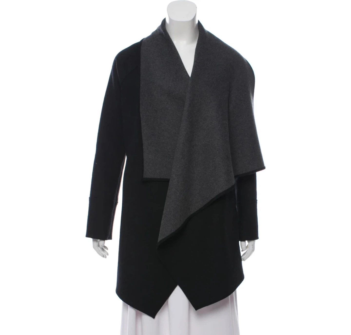 MICHAEL KORS Collection Wool-Blend Open Cardigan Coat XS