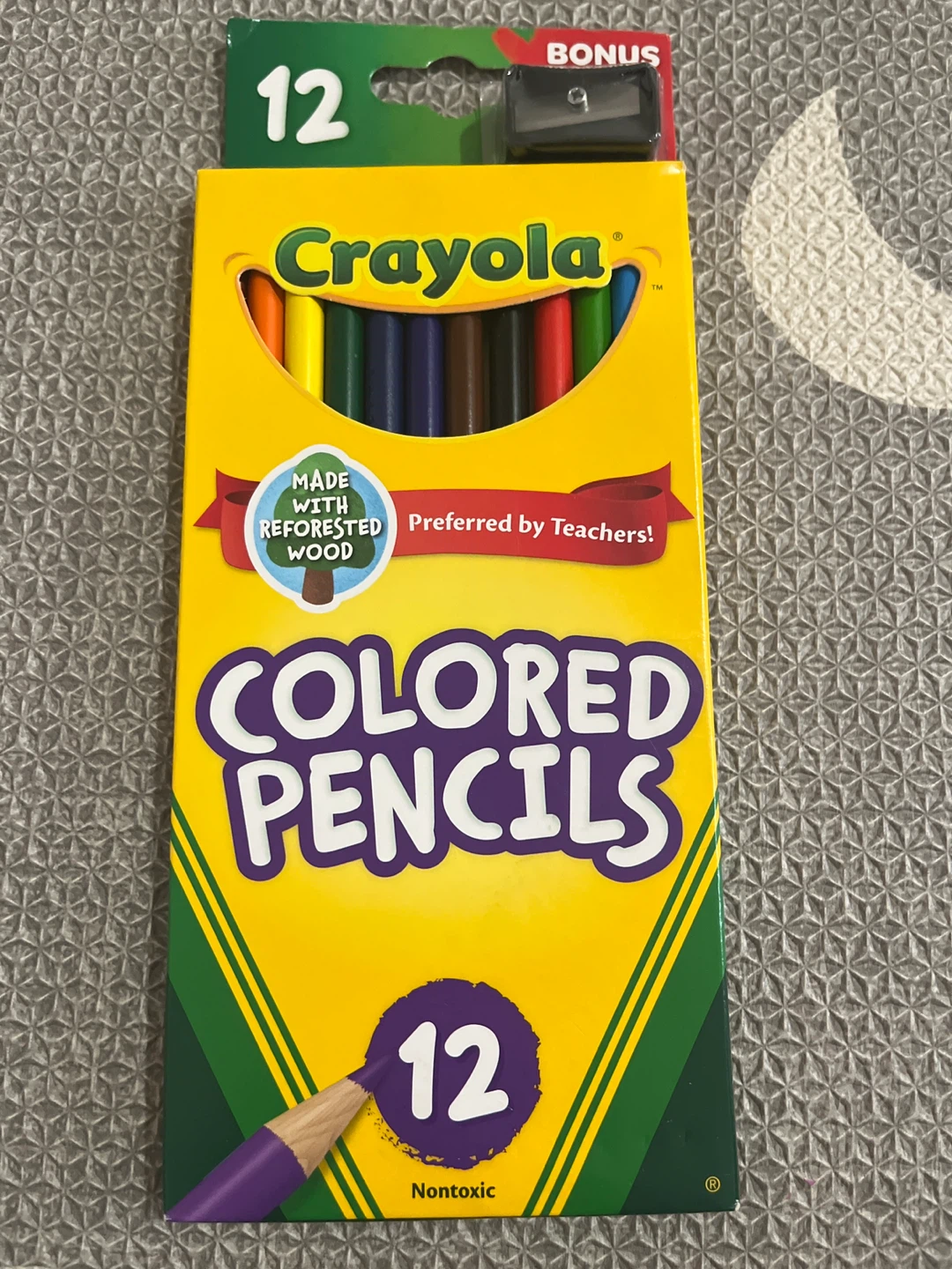 🏆Crayola 12 Count Colored Pencils with Sharpener