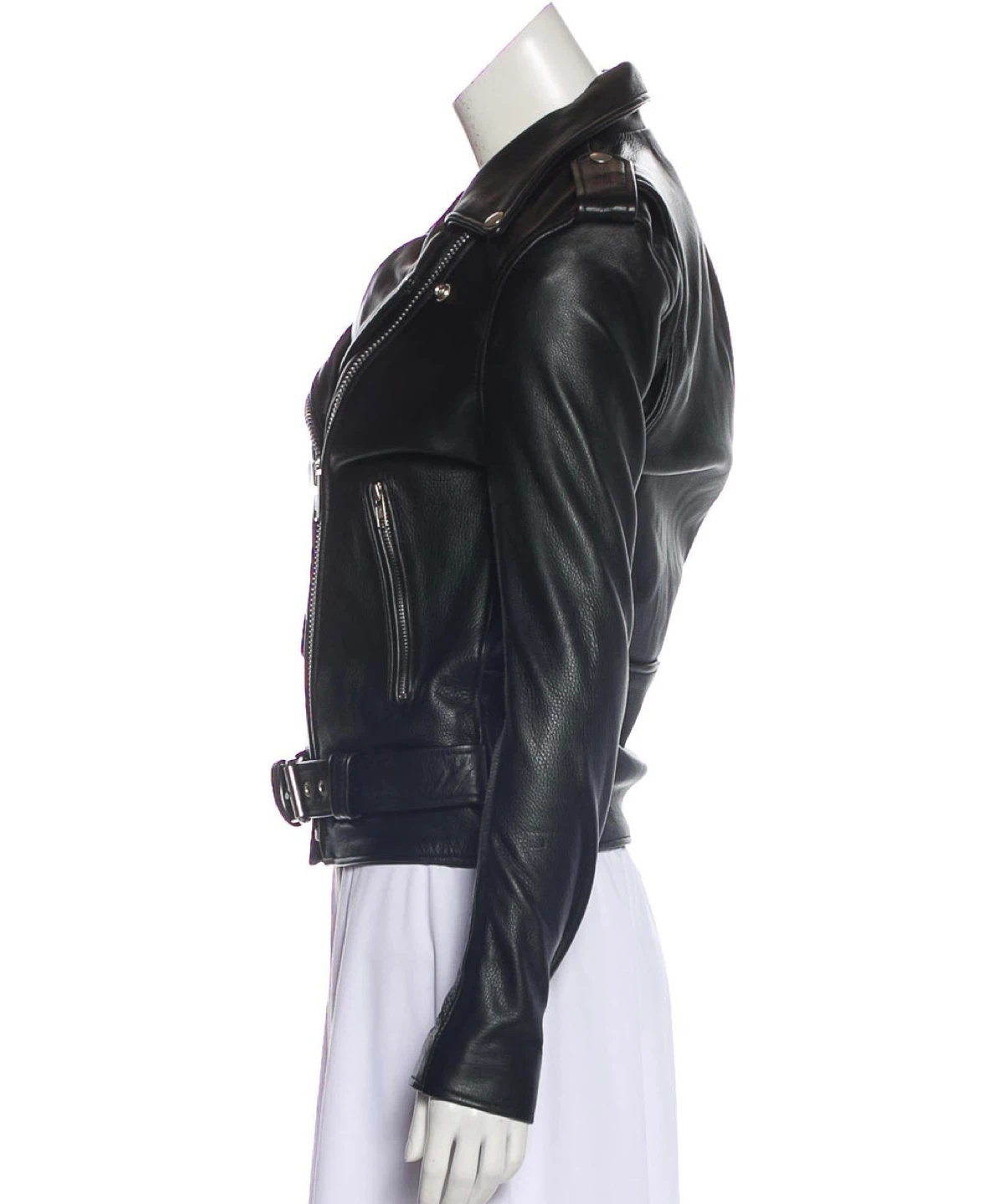Leather moto jacket XXS/XS by Understated Leather - photo 3