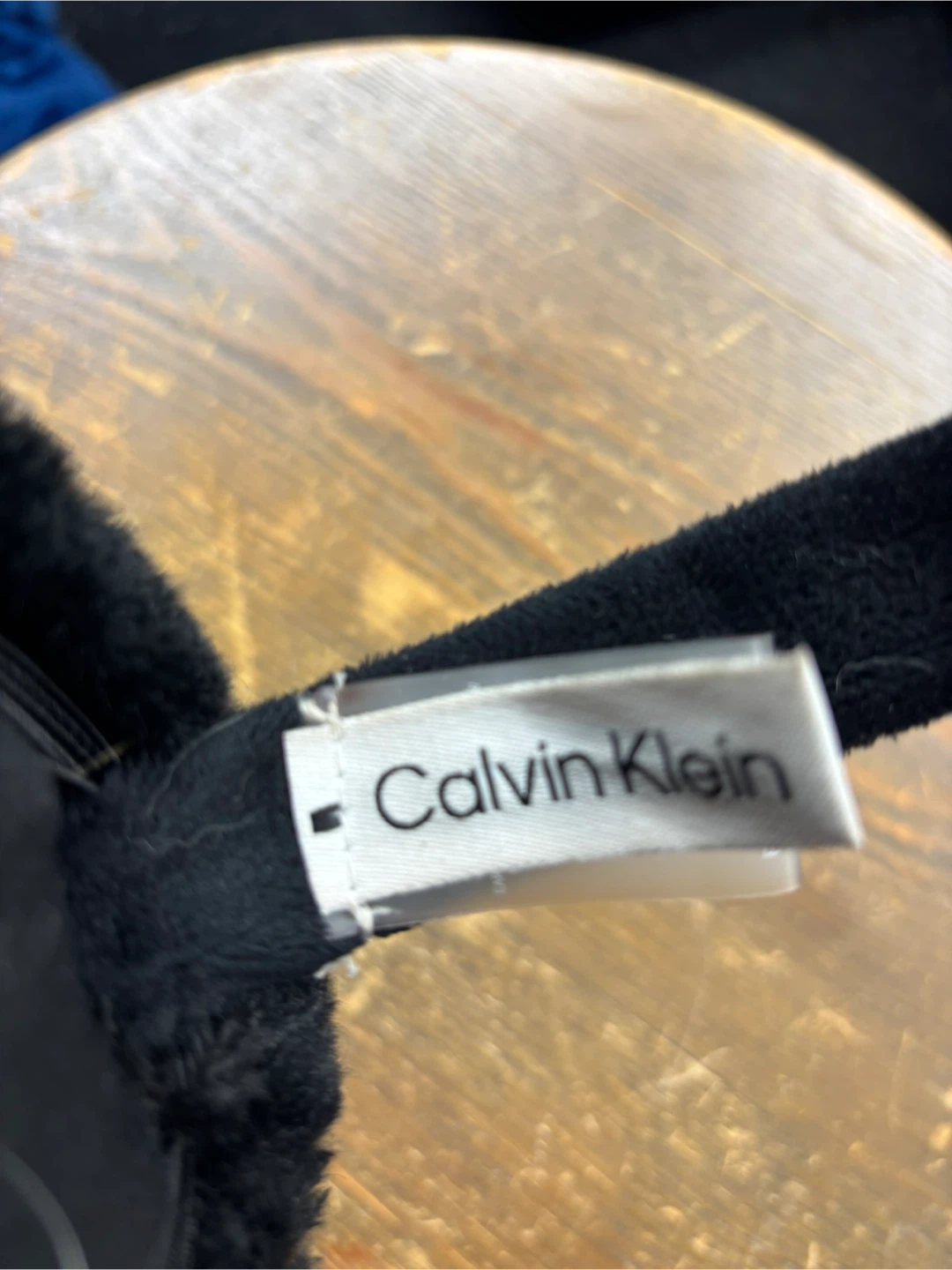 Calvin Klein Black Faux Fur Earmuffs - photo 2