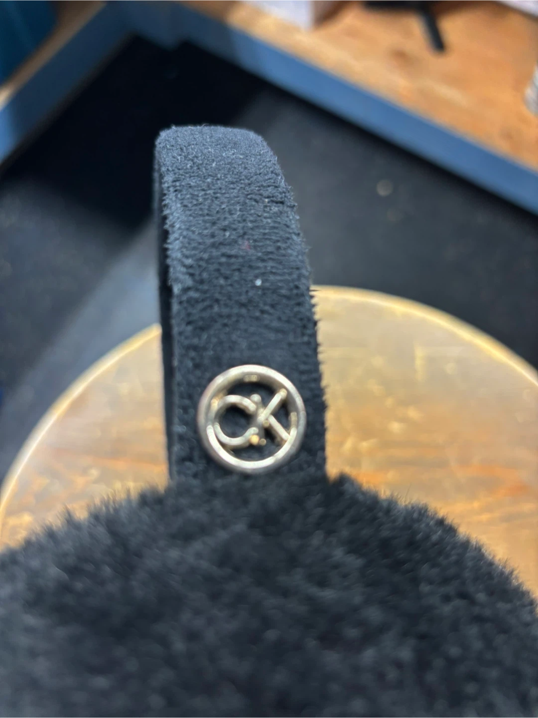 Calvin Klein Black Faux Fur Earmuffs - photo 3
