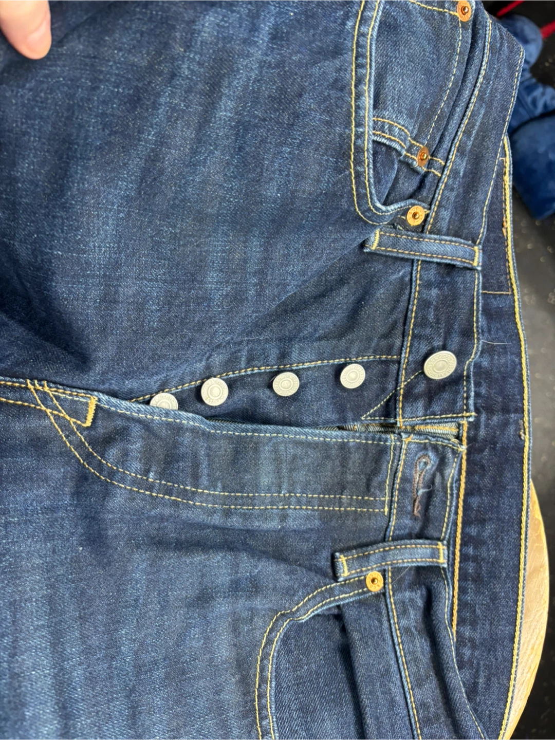 Levi's 501 CT Jeans W 30 L 30 Dark Wash Denim - photo 3