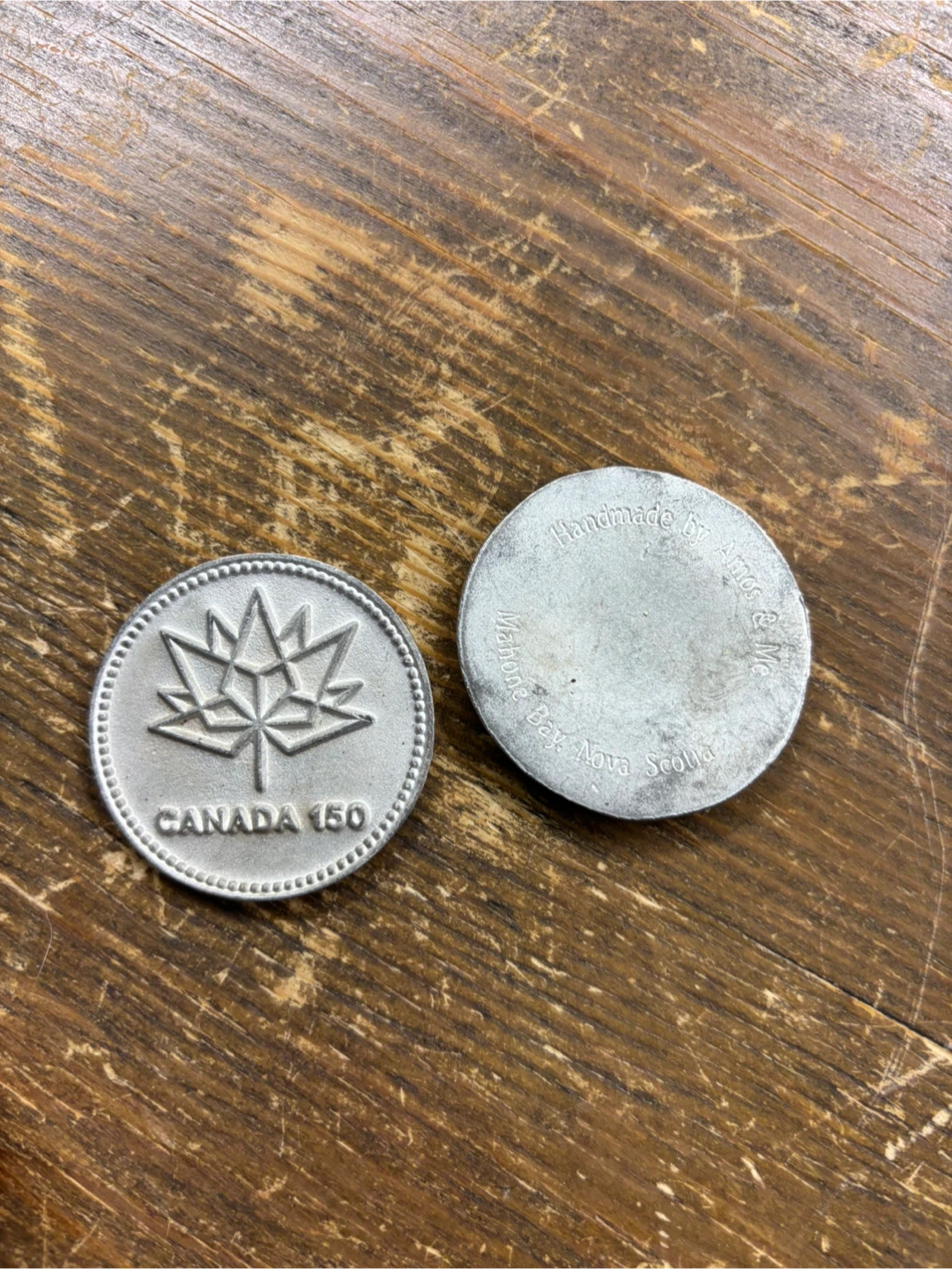 Handmade Token "Amos and Me" - Malone Bay, Nova Scotia - photo 2