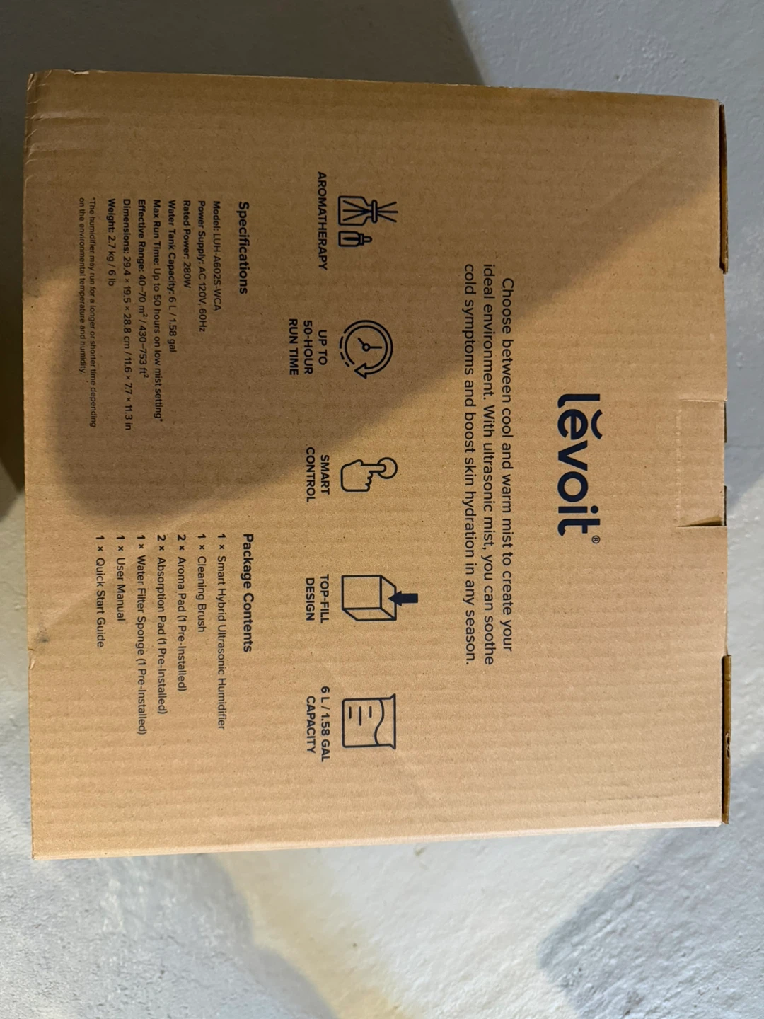 Levoit LV600S Smart Hybrid Ultrasonic Humidifier - photo 2