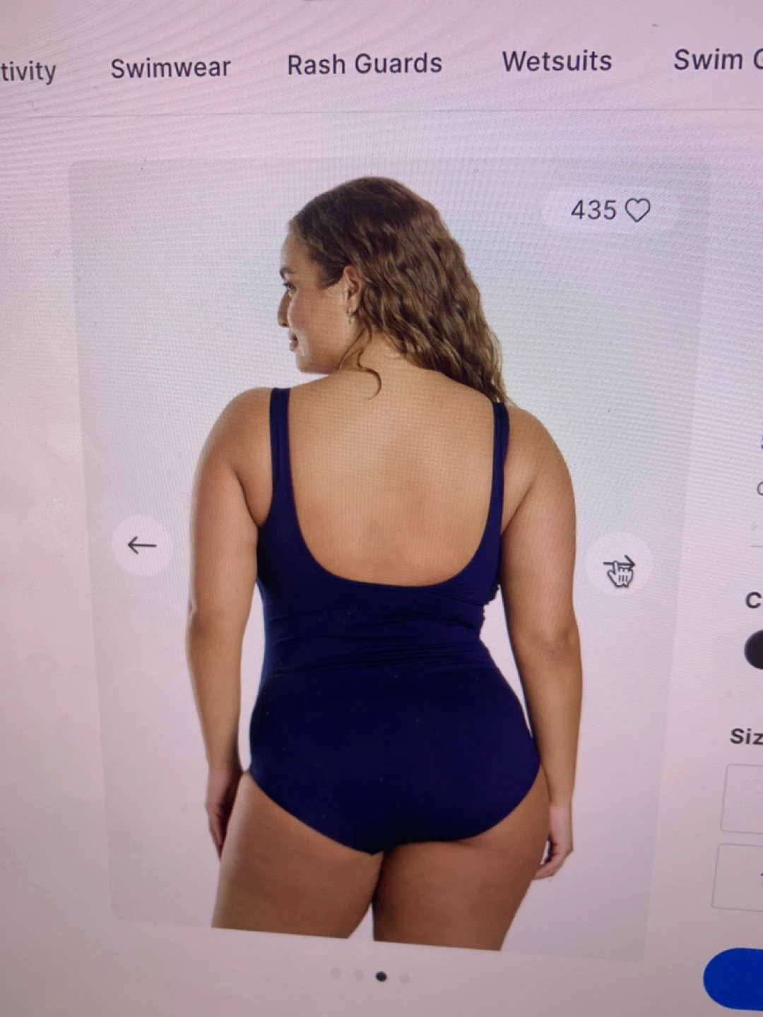 Swimsuit 20 navy blue Control Fit Swimsuit Size 20 - photo 5