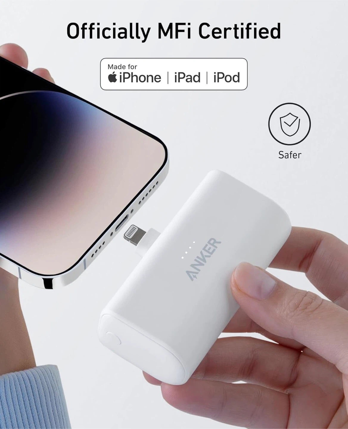 Anker 621 5000 mAh Power Bank (Built-in Lightning Connector) - photo 4