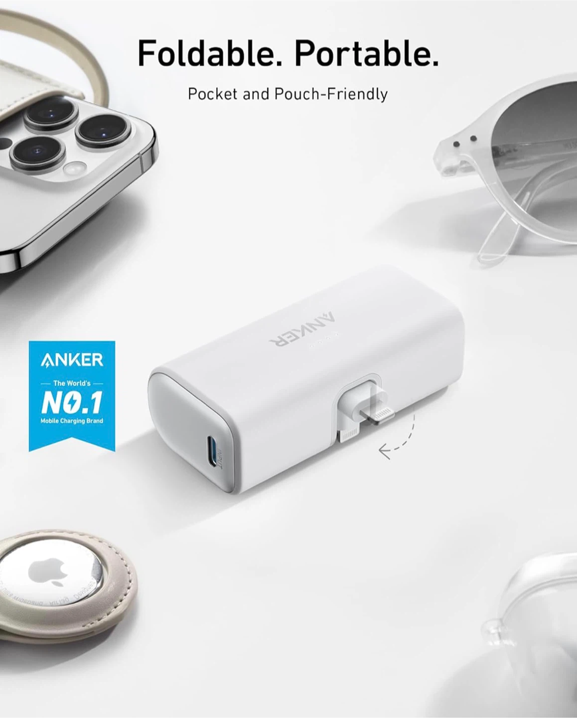 Anker 621 5000 mAh Power Bank (Built-in Lightning Connector) - photo 5
