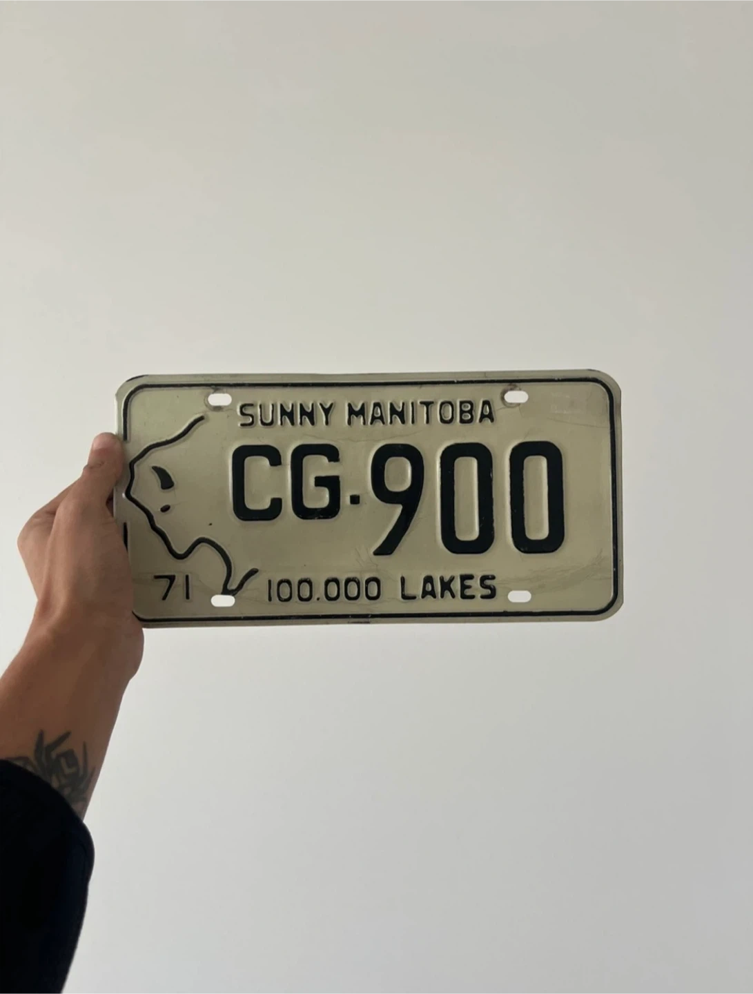 Manitoba License Plate