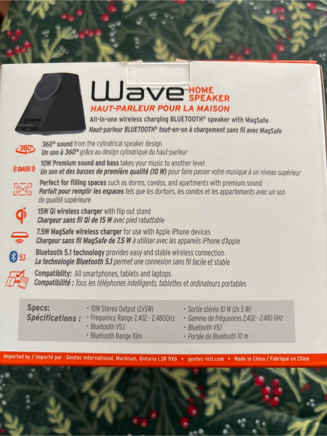 iQ Wave Home Speaker with MagSafe Wireless Charging - photo 2