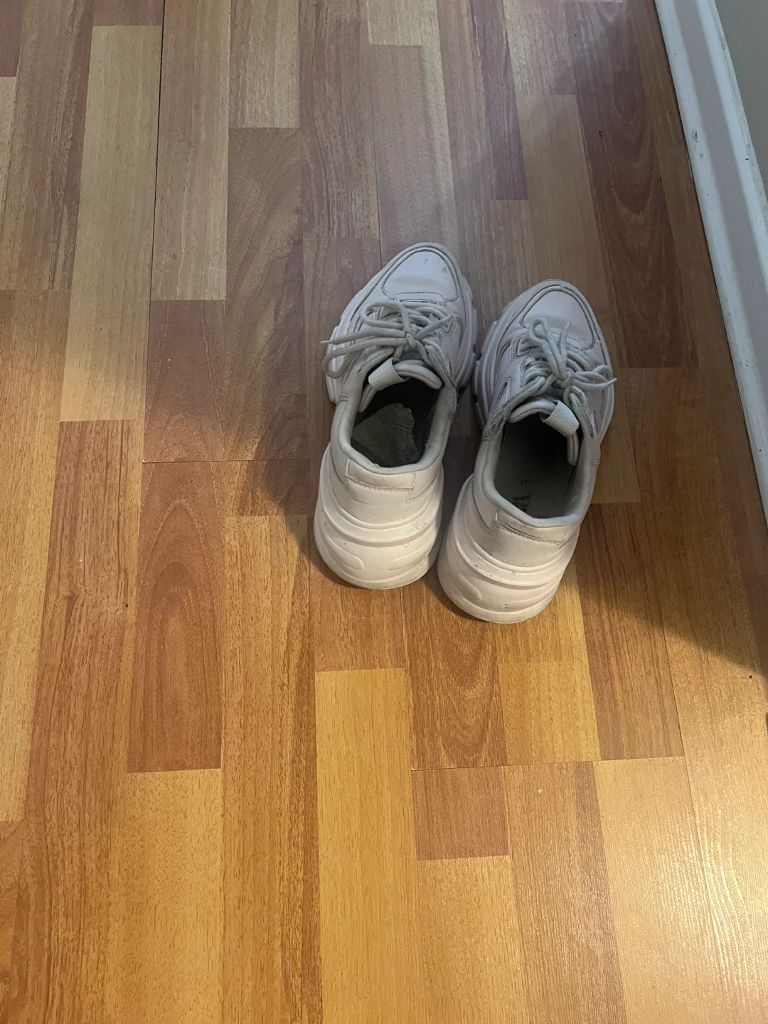 White Chunky Platform Sneakers 🏆 - photo 2