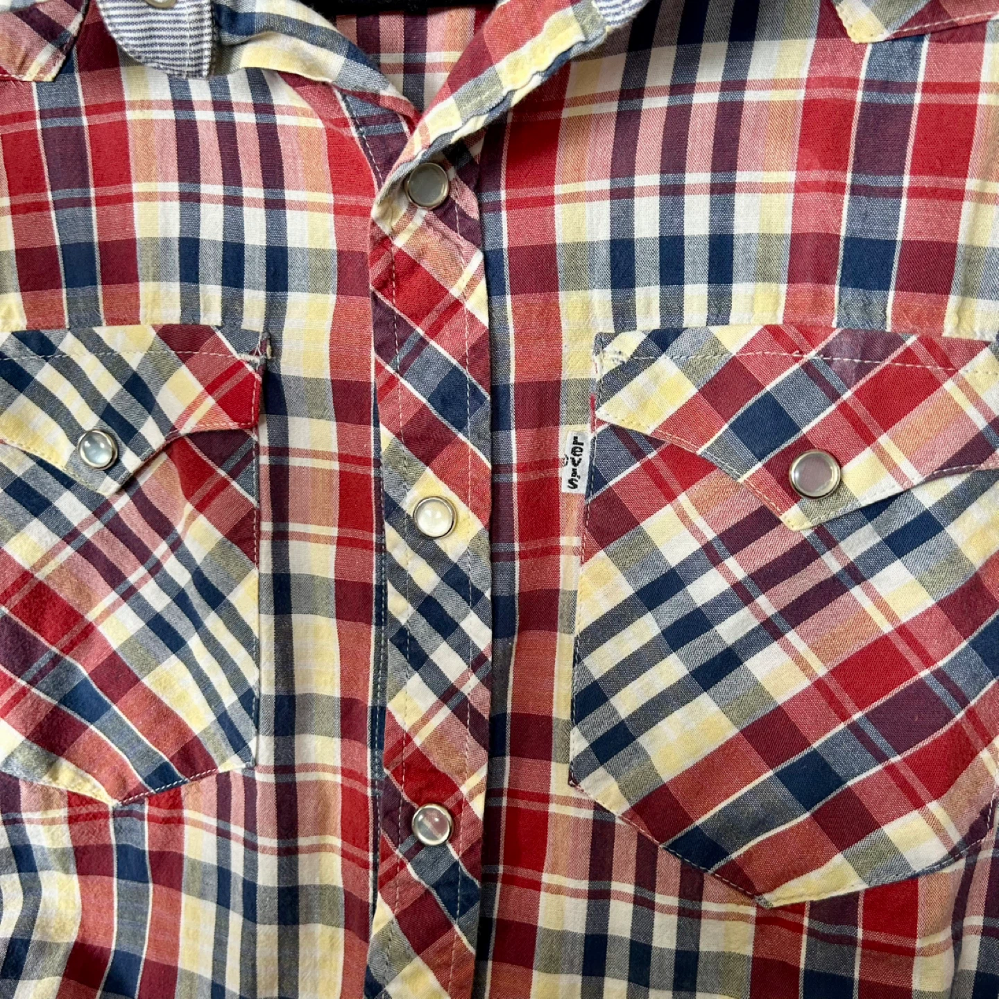 Levi’s men’s plaid shirt M - photo 5