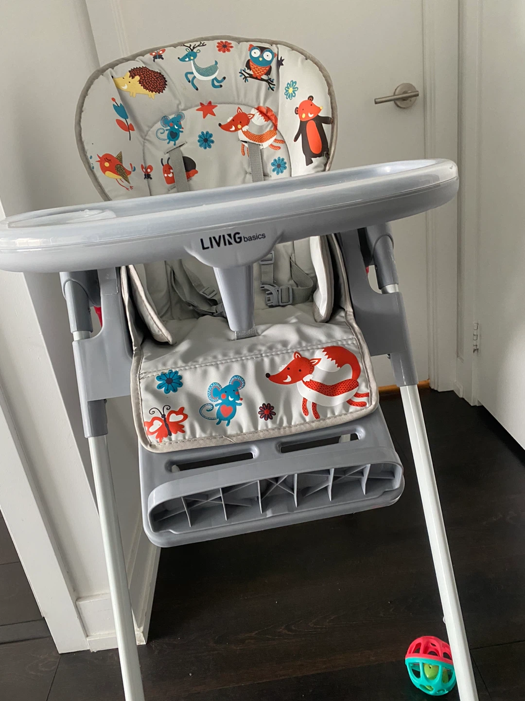 Living Basics High Chair with Forest Animal Print - photo 3