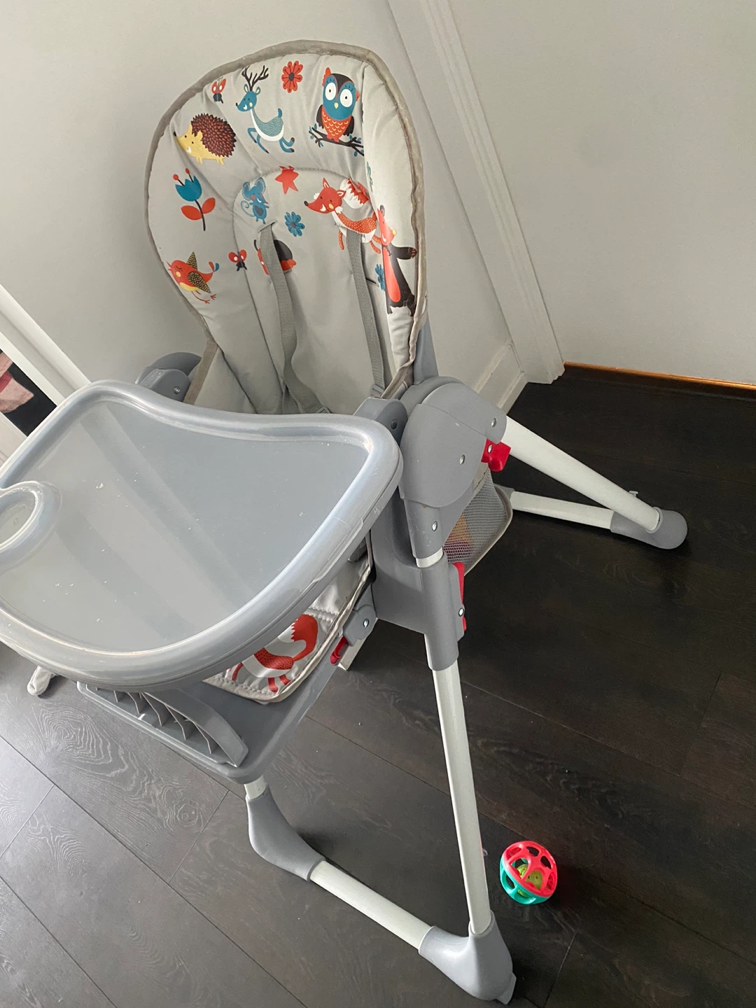Living Basics High Chair with Forest Animal Print - photo 2