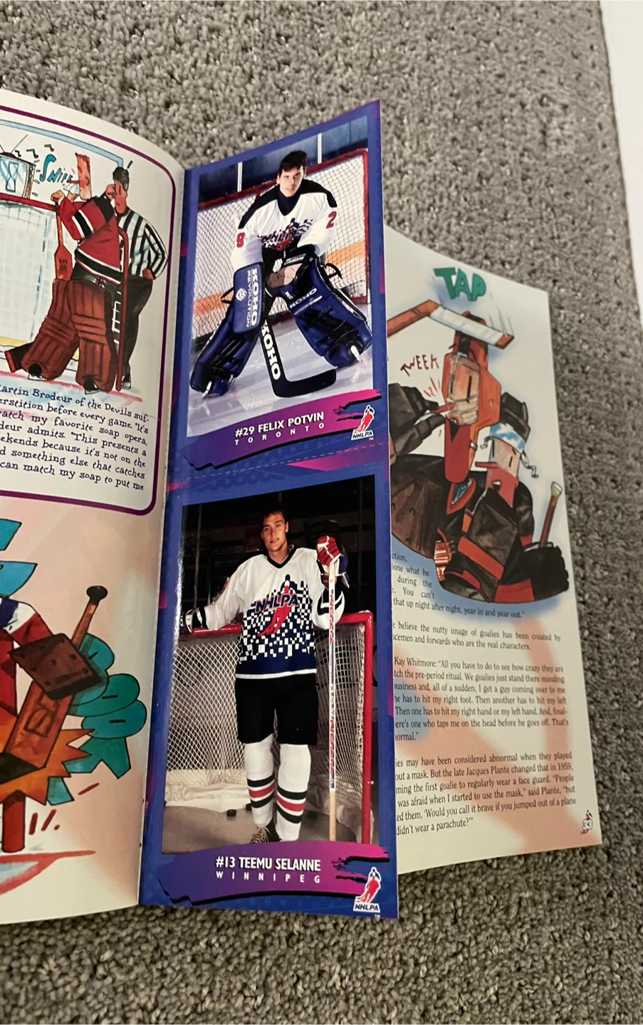 NHL Kraft Player Premiere Issue Magazine 1995 - photo 5