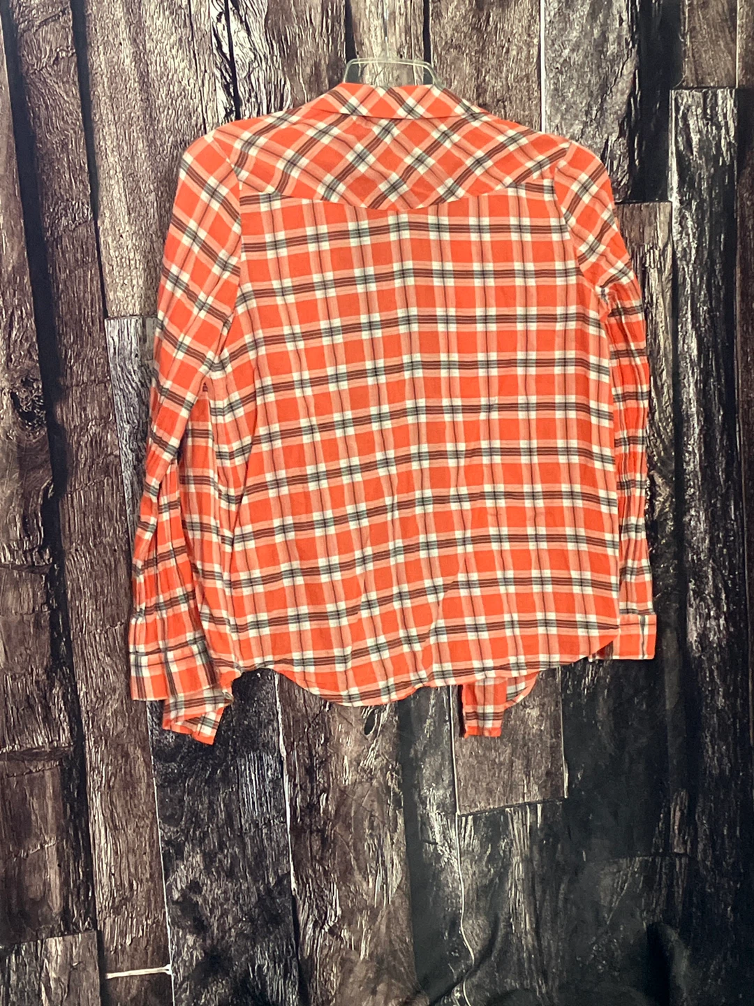 Women's Plaid Long Sleeve Button-Up Shirt - photo 2