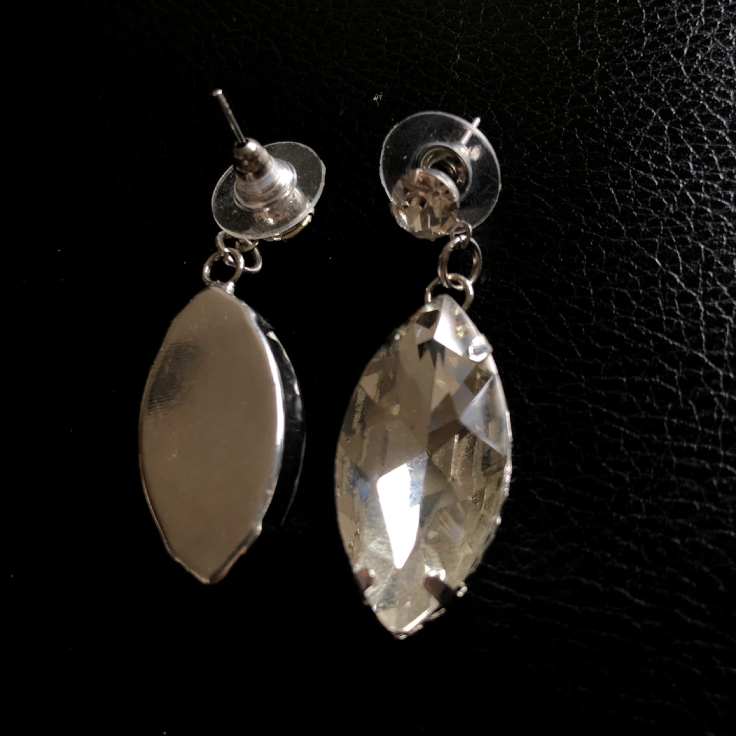 Marquise Cut Crystal Like Dangle Earrings - photo 2
