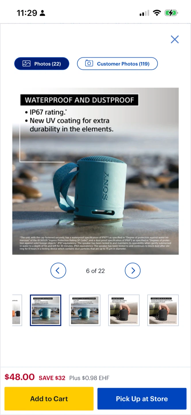 Sony Portable Bluetooth Speaker - photo 3