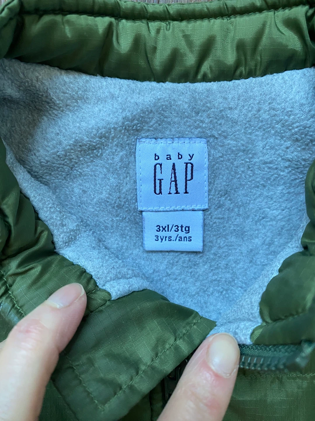 Baby Gap Puffer Vest - Green - 3T 🏆 - photo 2