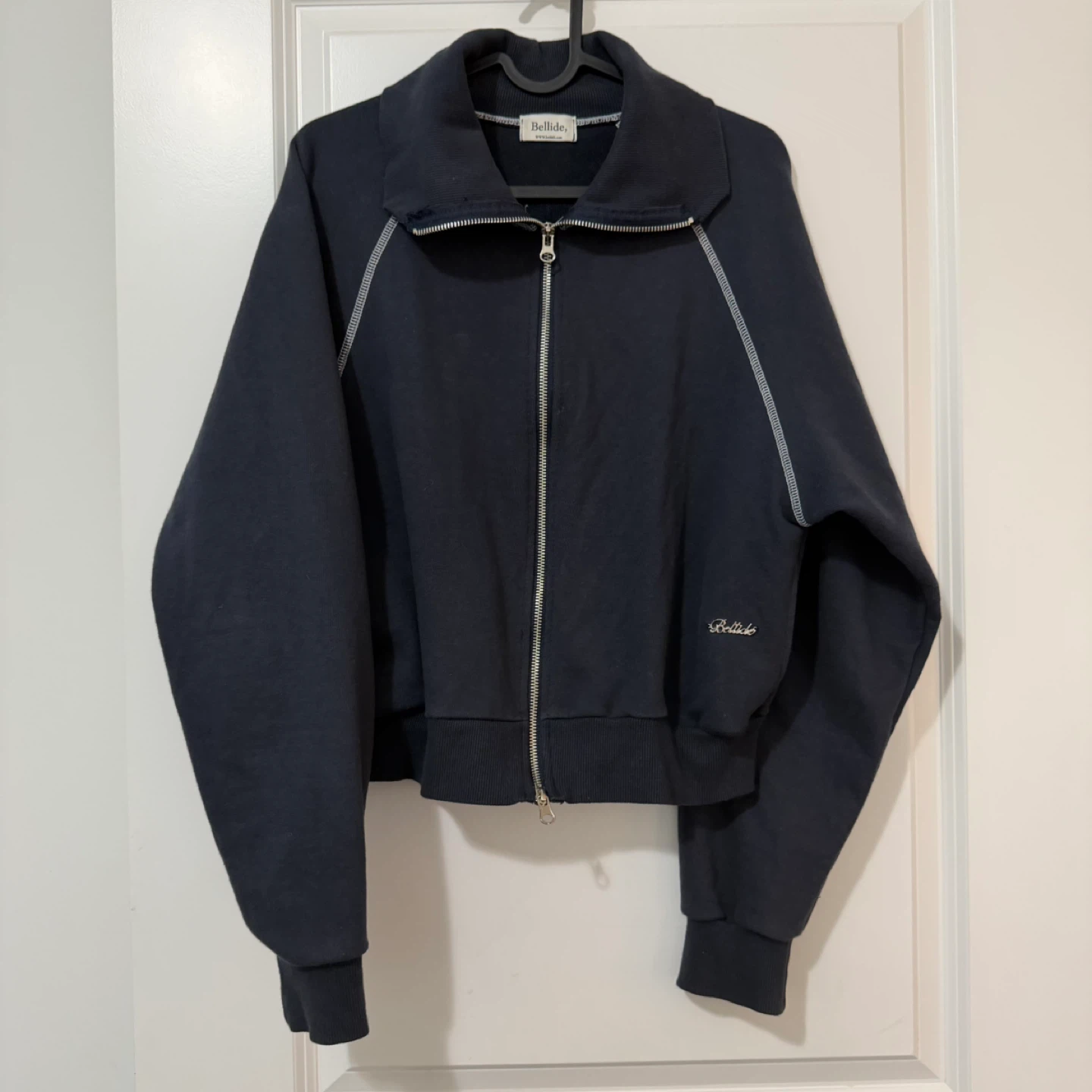 moving sale - Cropped Zip-Up Track Jacket