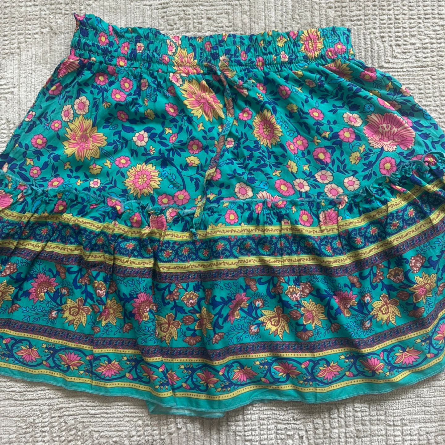 Floral Print Skirt - Size S