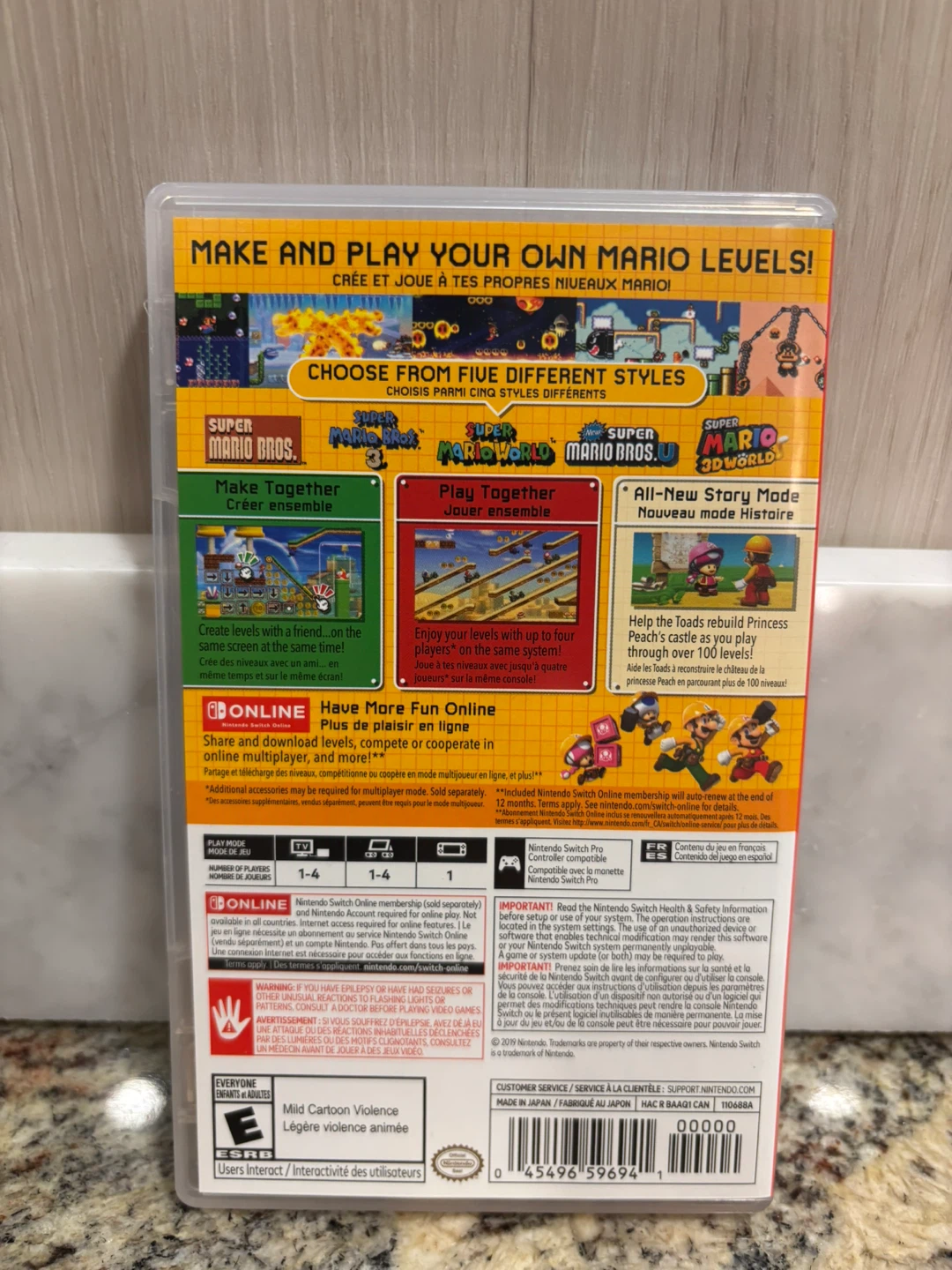Super Mario Maker 2 Nintendo Switch Game - photo 2