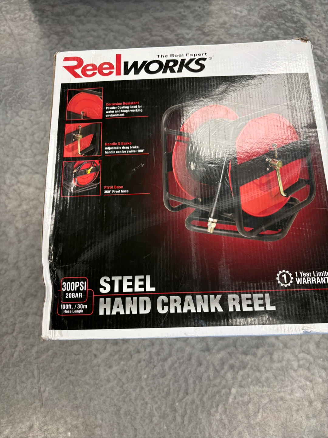 ReelWORKS Steel Hand Crank Reel - photo 3