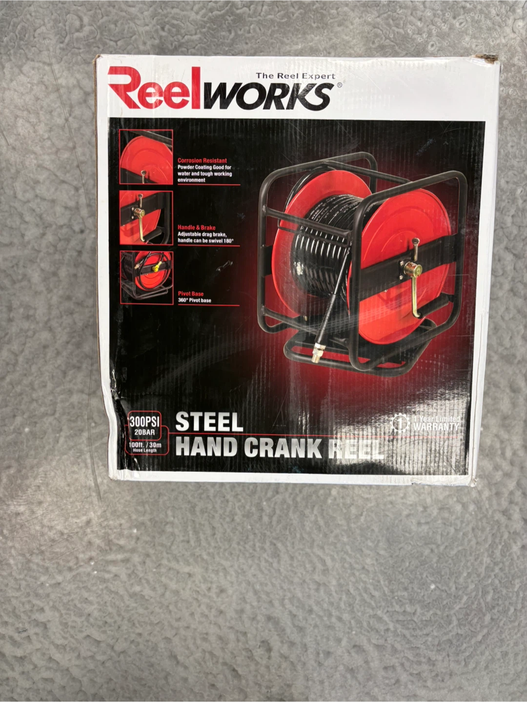 ReelWORKS Steel Hand Crank Reel - photo 2