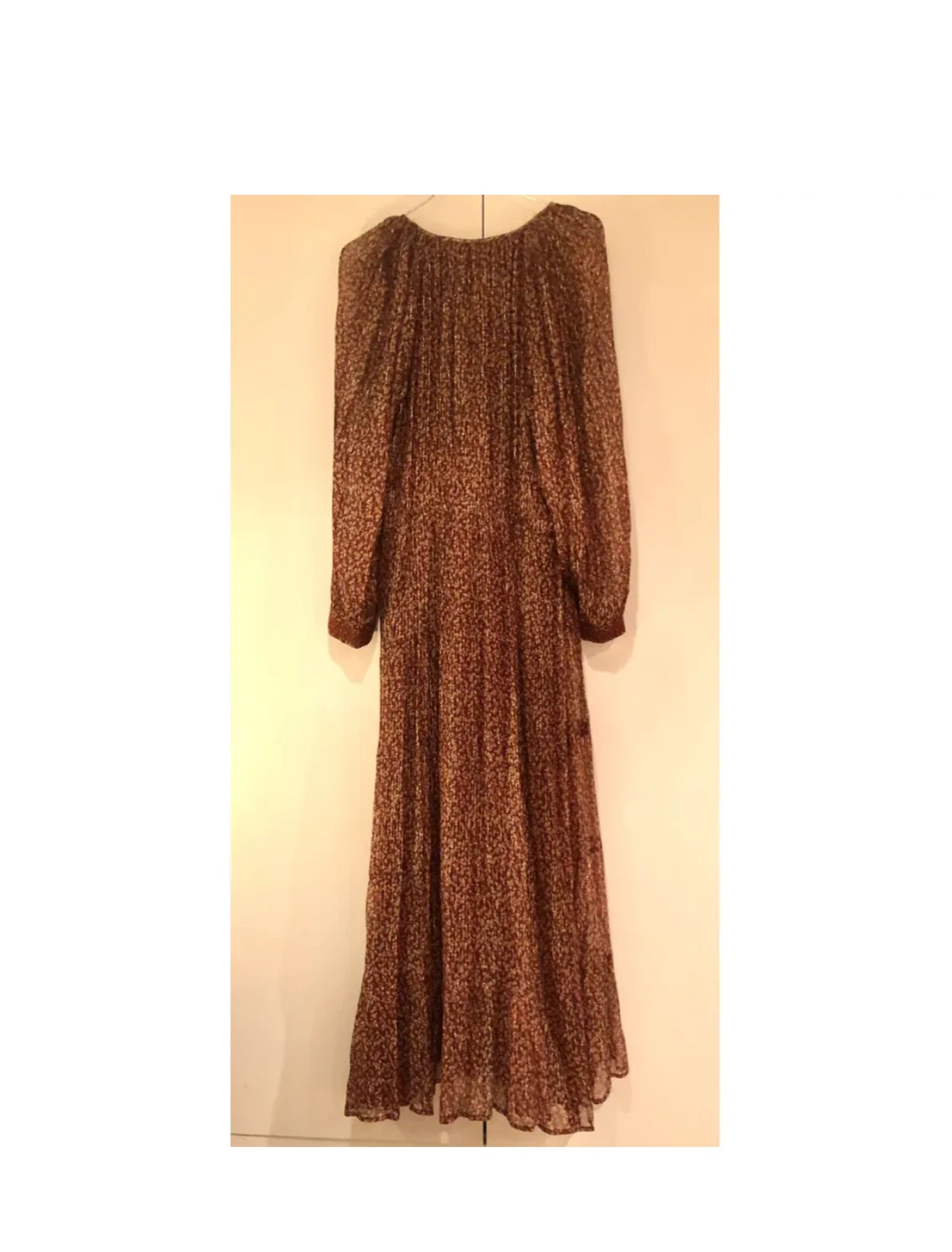 MAX MARA Floral Print Long Sleeve Maxi Dress - photo 2