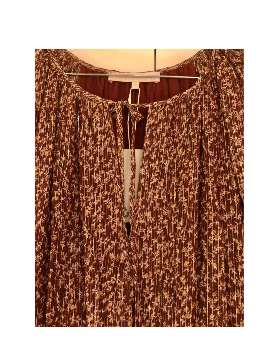 MAX MARA Floral Print Long Sleeve Maxi Dress - photo 3