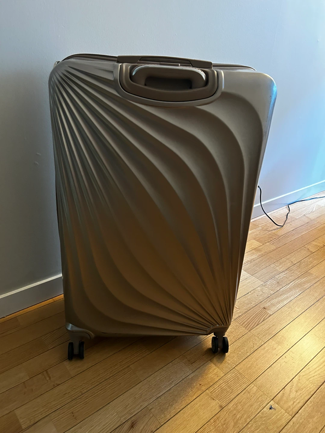 Gold Hardshell Luggage Suitcase