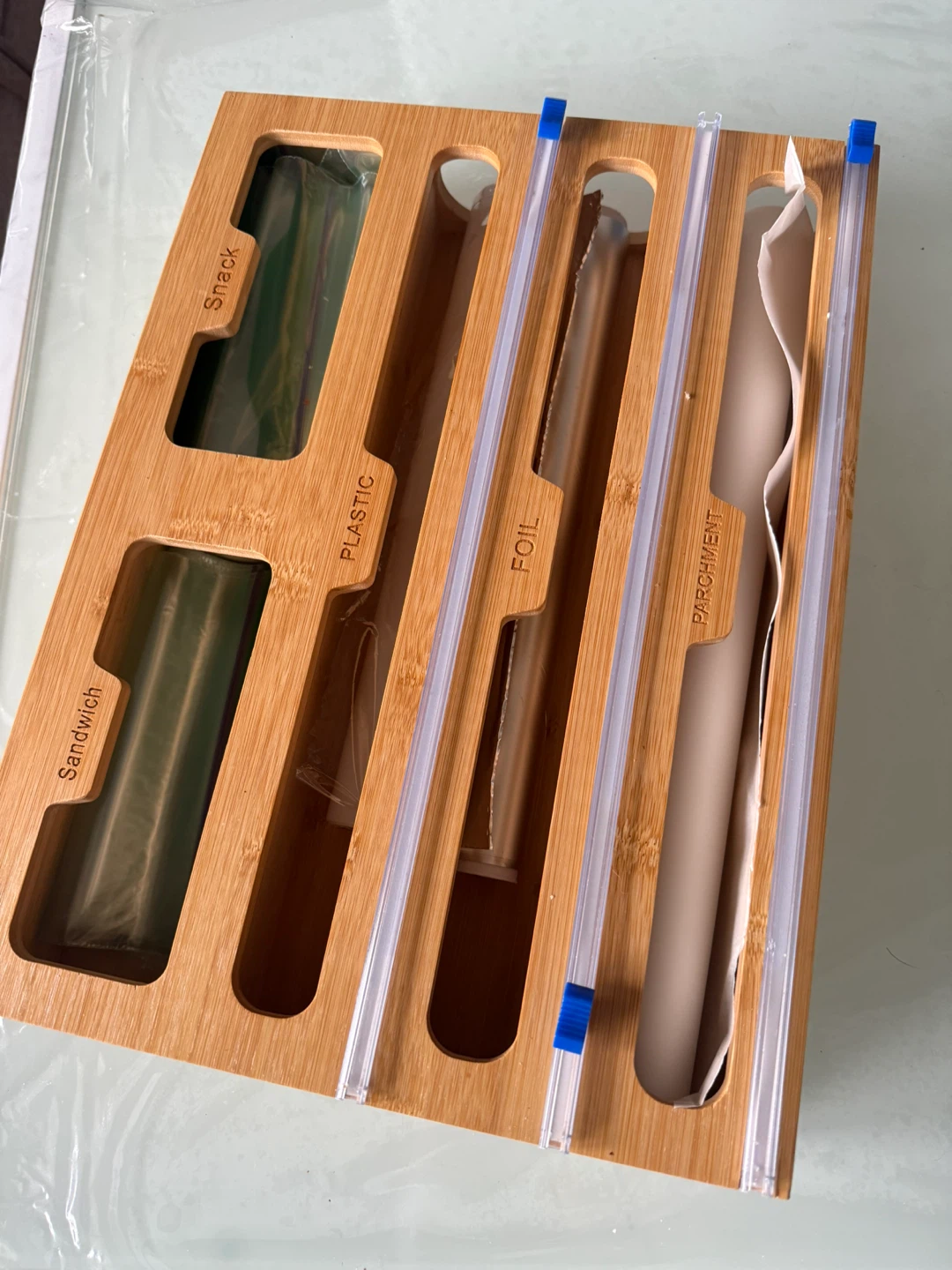 Bamboo Food Wrap Organizer - photo 2