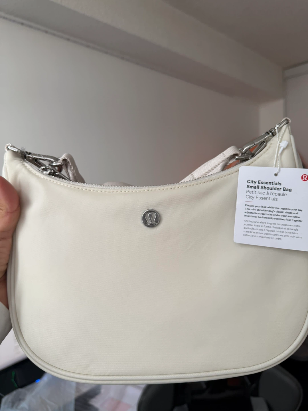Lululemon City Essentials Small Shoulder Bag - White