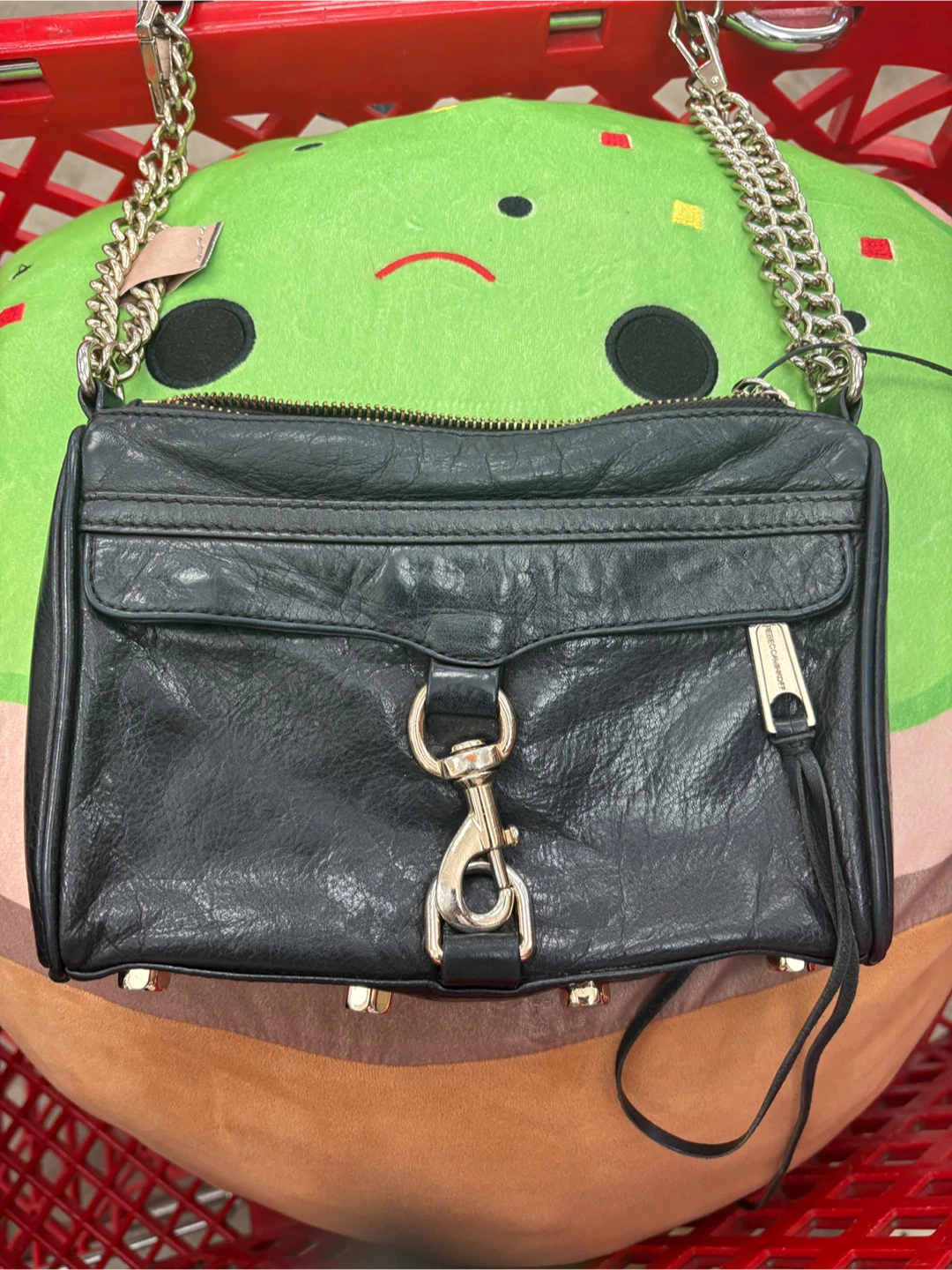 Rebecca Minkoff Black Leather Crossbody Bag