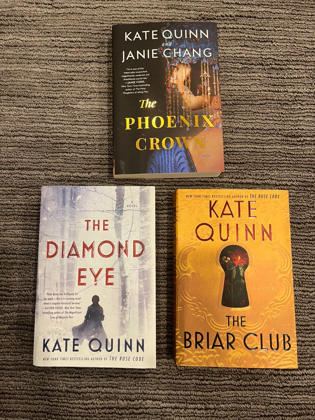 Kate Quinn paperback novels