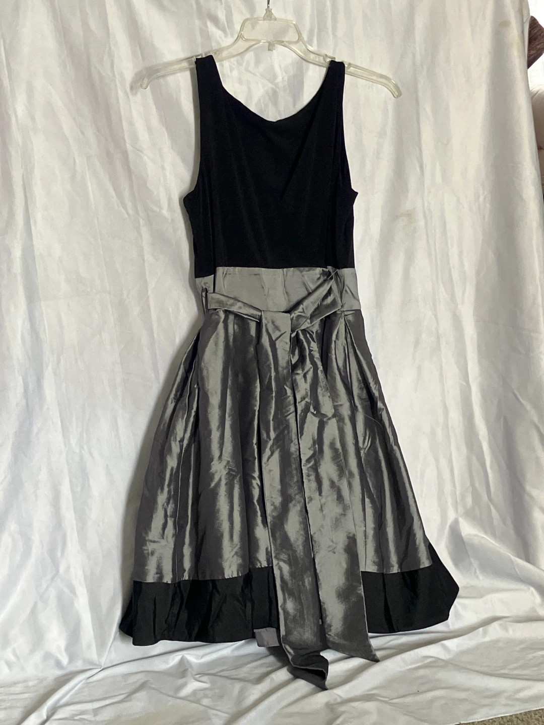 Women's Black and Grey Party Dress - photo 2