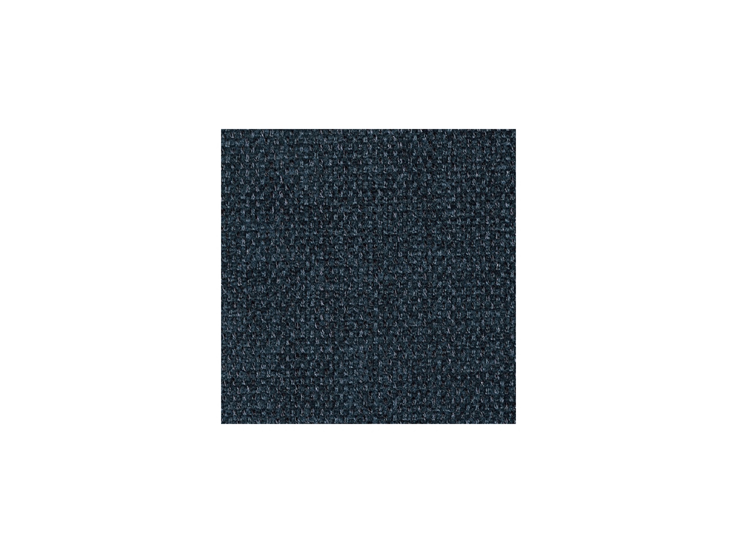 Dark Blue Fabric Sofa with 2 Throw Pillows - photo 4