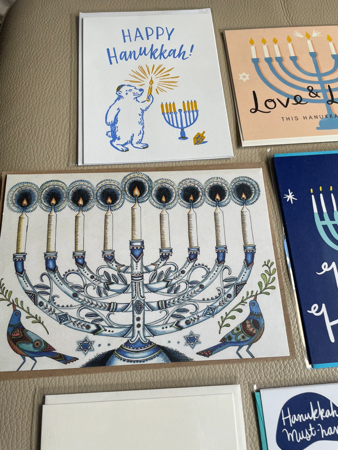 Happy Hanukkah Cards Bundle of 8 NEW - photo 4