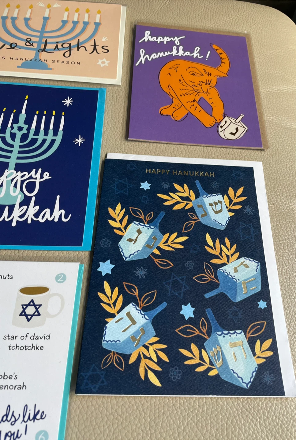 Happy Hanukkah Cards Bundle of 8 NEW - photo 5