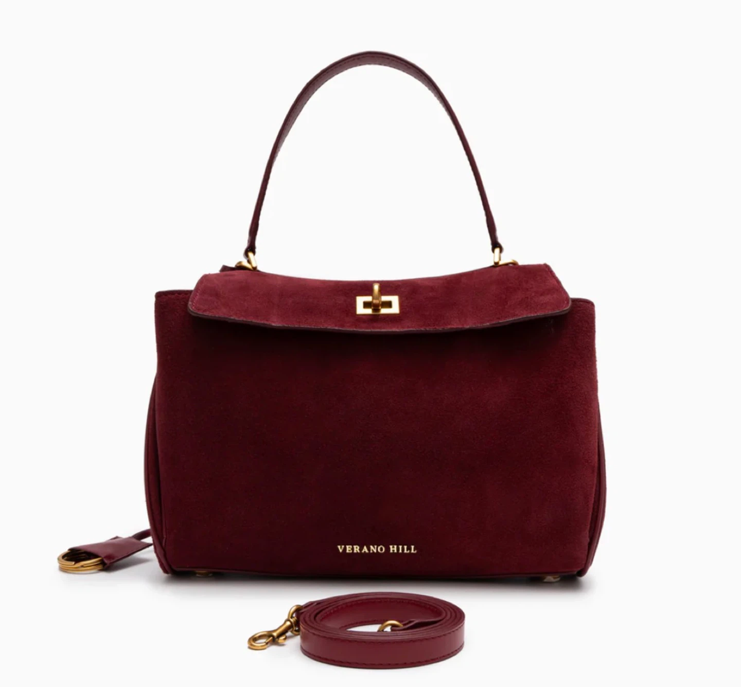 Verano Hill Burgundy Genuine Leather Handbag - photo 3